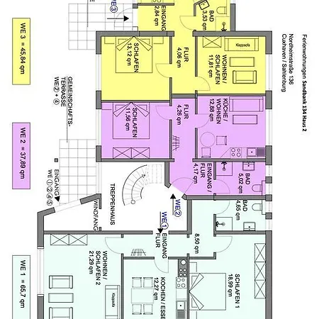 Appartement Sandbank 134 Haus 2 Cuxhaven